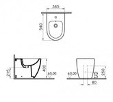 Sento Vitra Floor Bidet